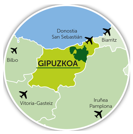 Mapa de Donostialdea